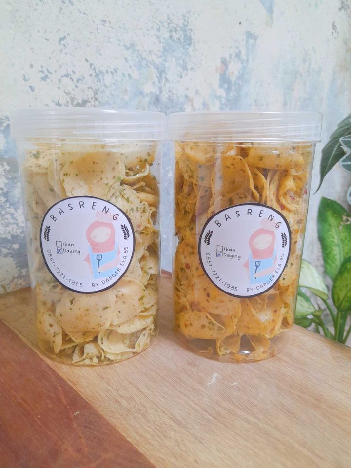 Basreng Daging Toples 1000ml