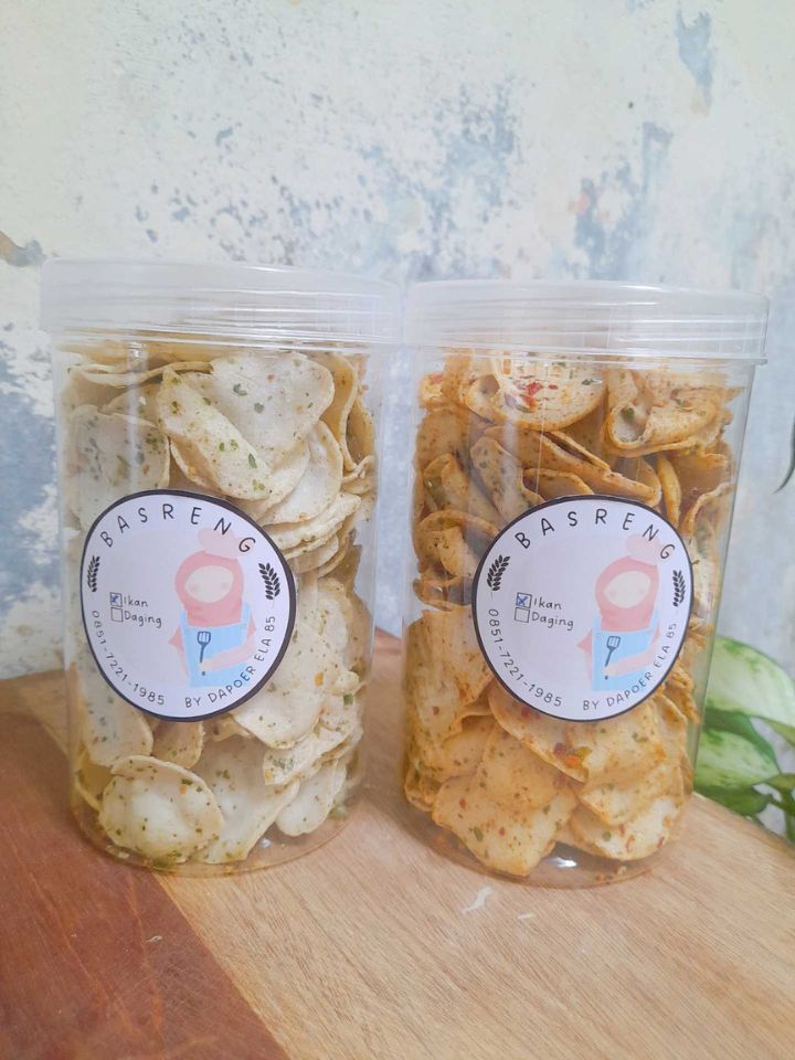 Basreng Ikan Toples 1000ml