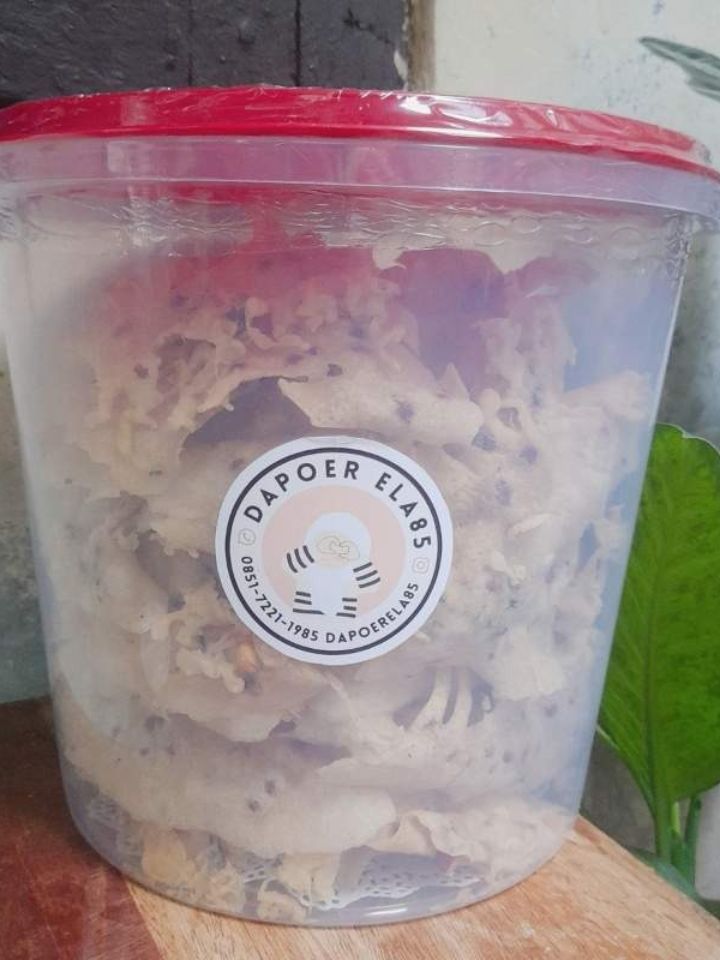 Peyek Kacang Tanah Kemasan Toples 10 Liter